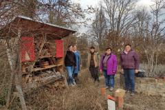 Erweiterung Insektenhotel im Kreislehrgarten Monheim am 19.03.22