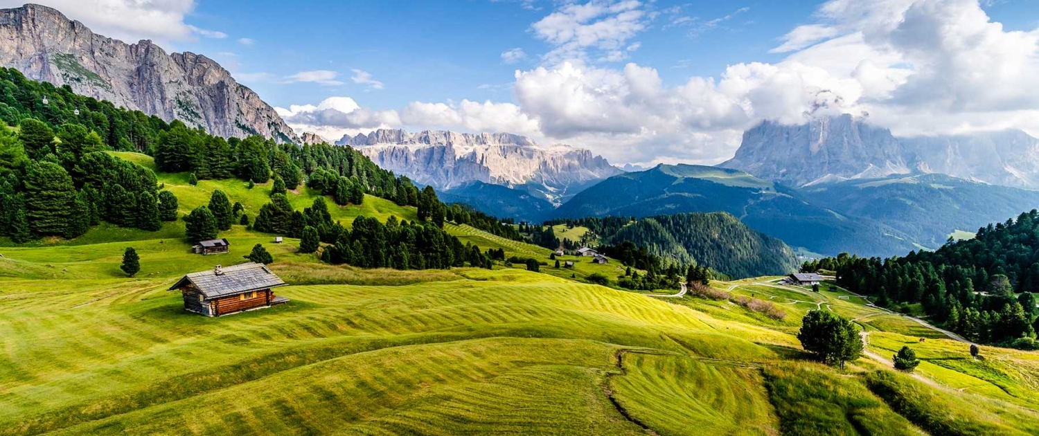 Südtirol Landschaft Berge Wiese
